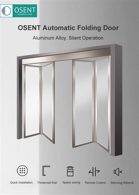 automatic folding door mechanism