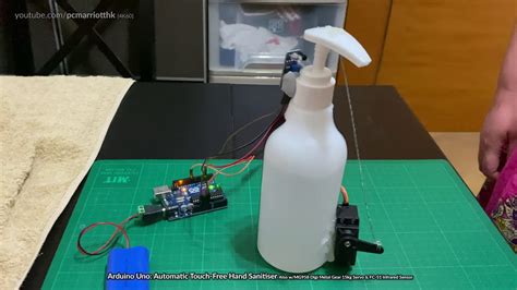 Automatic Hand Sanitizer Dispenser Using Arduino Ir Sensor