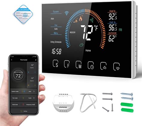 Automatic Heating And Cooling Thermostat