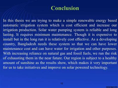 Automatic Irrigation System Thesis