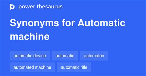Automatic Synonyms Examples