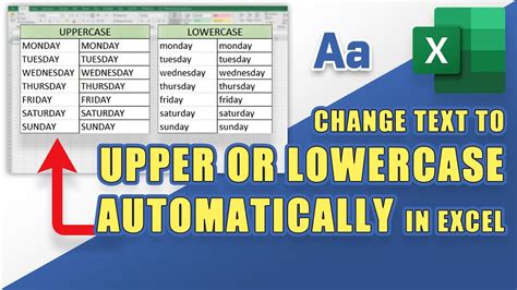 Automatic Uppercase In Excel With Formula