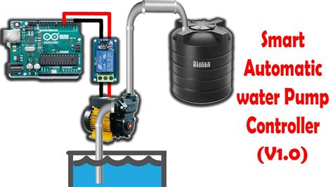 automatic water level controller for switch type motor pump