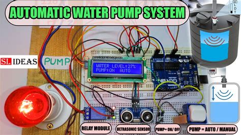 Automatic Water Level Controller Using Arduino And Ultrasonic Sensor