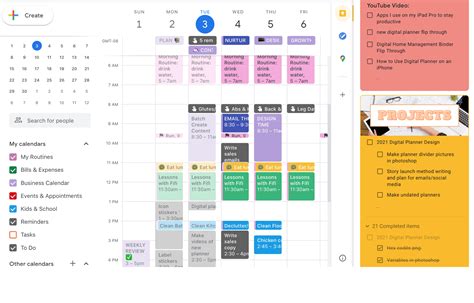 automatically synchronizes with your Google Calendar