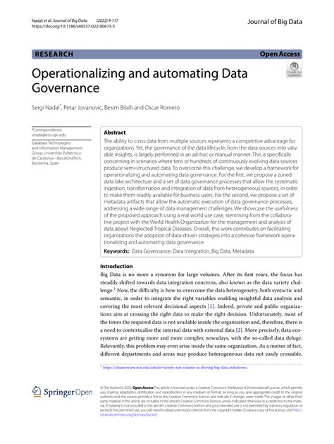 automating data governance