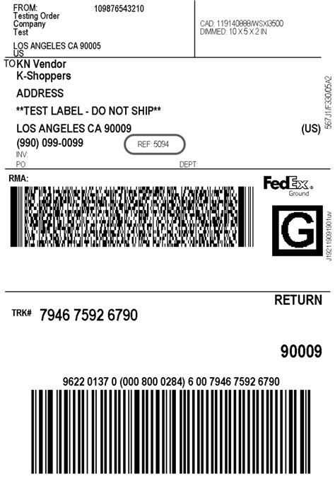 automation label fedex