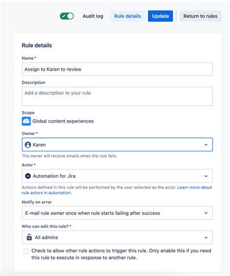 automation rules jira