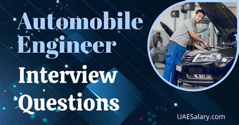 Automobile Engineer Technical Interview Questions  What To Expect And How To Prepare