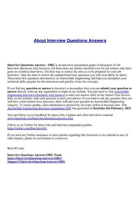 Interior Design Tips  Relaxed English Language Automobile Job Interview Questions And Answers Pdf