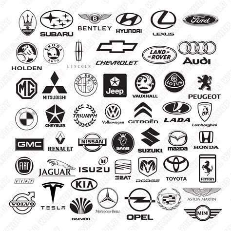 automobile manufacturers logo vector drawing