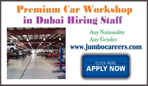 automobile workshop jobs in dubai