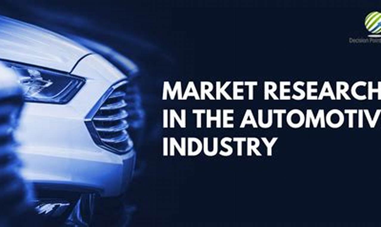 automotive market research jobs