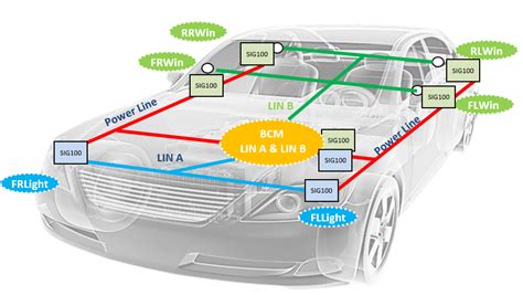 automotive lin bus network
