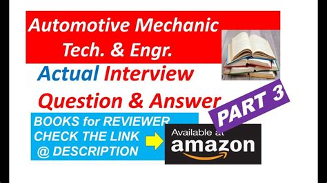 Mastering Automotive Mechanic Interview Questions And Answers