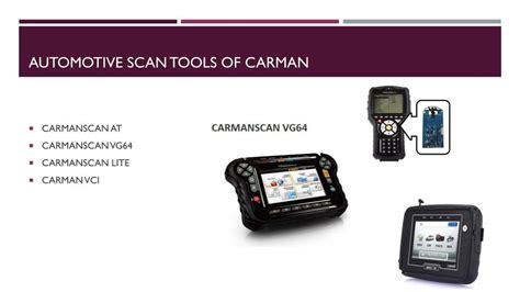 Automotive Scan Tools Comparison