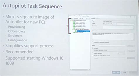 Autopilot Json Task Sequence