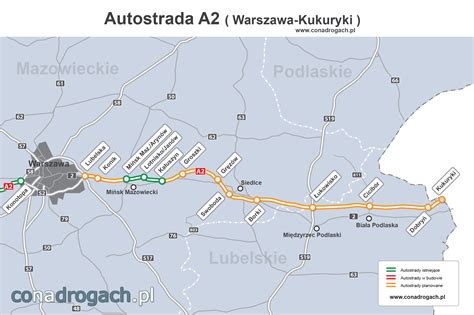 autostrada a2 mapa aktualna