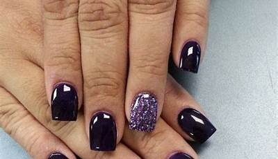 Autumn Nails Purple