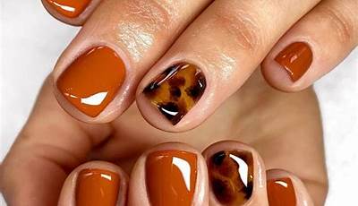 Autumn Nails Short Gel