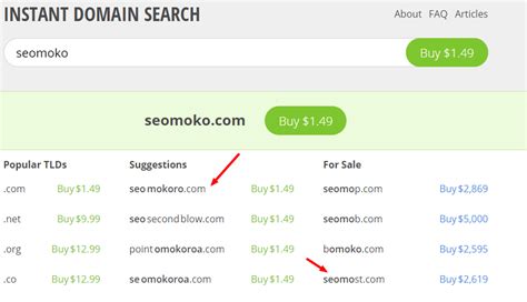 availability domain name search