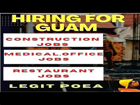 available jobs in guam construction