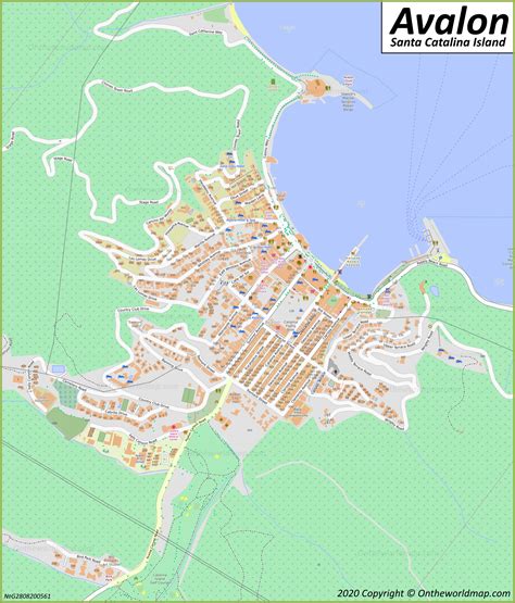 Avalon Ca On Map