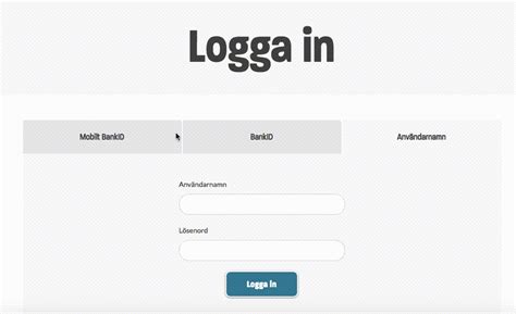 avanza logga in med personnummer