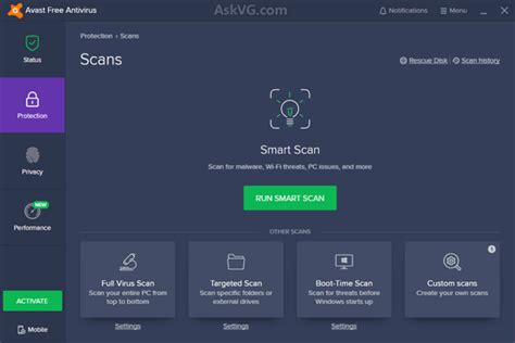 avast antivirus windows 2012