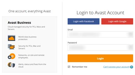 avast business log in