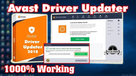avast driver updater key for windows 10