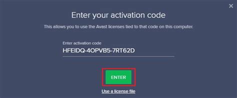 avast free antivirus code