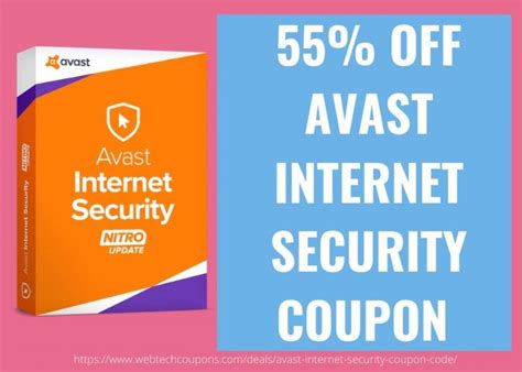 avast internet security coupon
