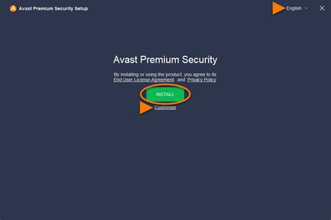 avast premium security installer