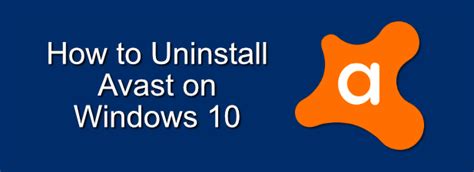 avast software uninstall utility