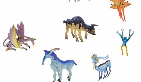 Avatar Animal Toys Creatures Of Pandora 10 PVC Figures Disney
