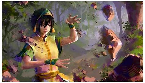 Avatar The Last Airbender Toph Beifong In Forest 4K HD Anime Wallpapers