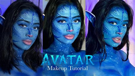 Avatar Makeup Look Simple