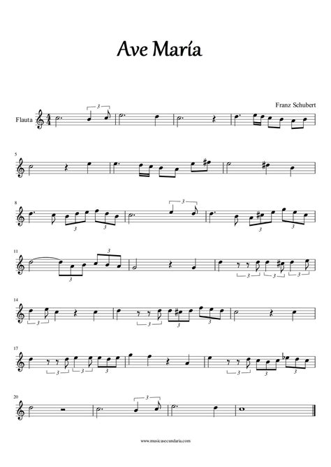 ave maria schubert partitura pdf