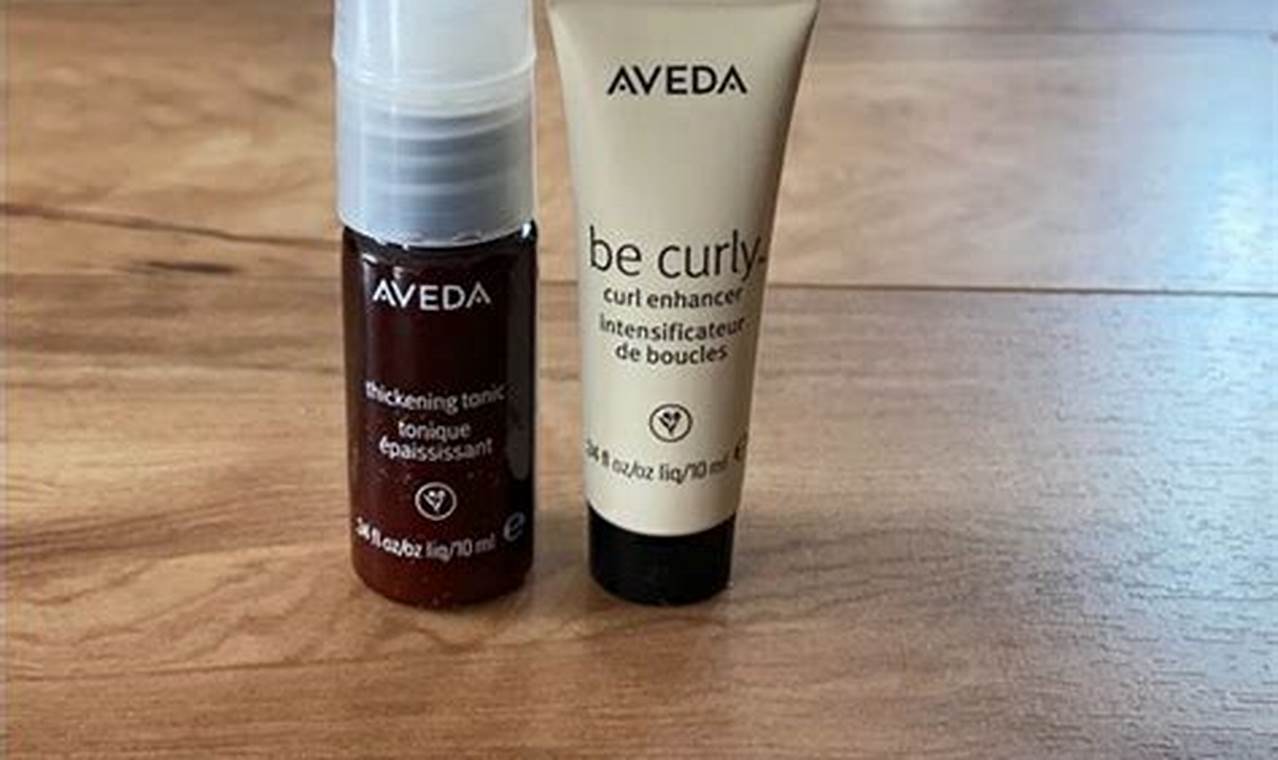 aveda travel size hair products
