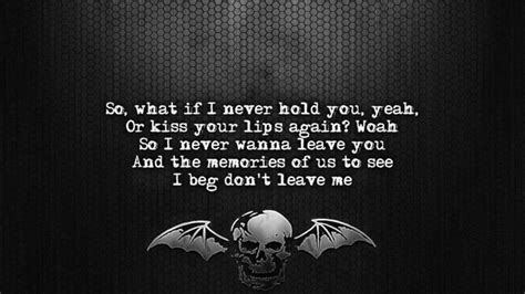 Seize the Day Avenged Sevenfold Avenged sevenfold lyrics, Avenged