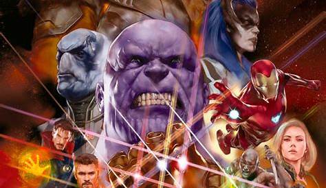 Avengers 4 Promo Art Thanos Endgame New Leaked Photos Shows