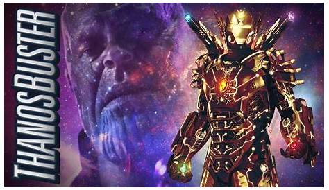 Avengers 4 Thanos Buster Fan Art Reveals Iron Man Wearing All Infinity Stones On