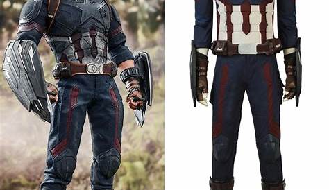 Avengers 3 Infinity War Captain America Steven Rogers Outfit Uniform Suit Cosplay Costum Captain America Costume Captain America Suit Captain America Cosplay