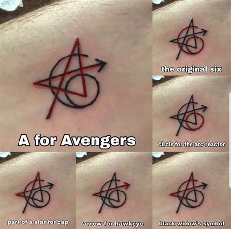 avengers cast got matching tattoos