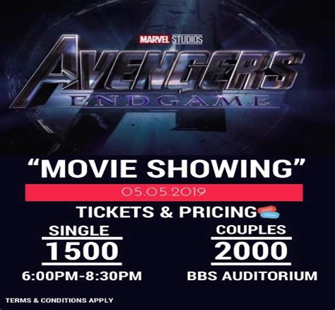 avengers endgame fan tickets