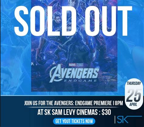 avengers endgame tickets sold