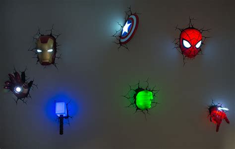 avengers wall lights hulk