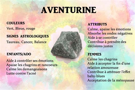 aventurine vertus et pouvoir