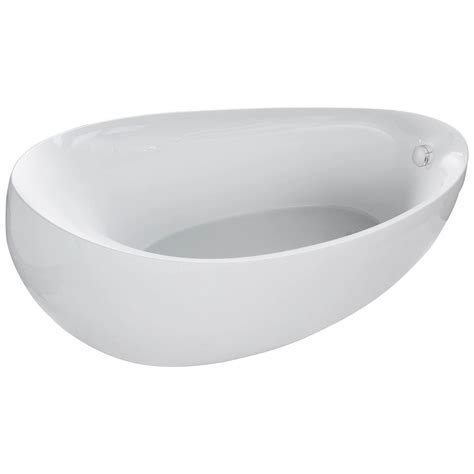Villeroy & Boch Aveo Freistehende OvalBadewanne weiß UBQ194AVE9PDV